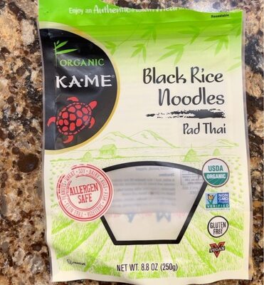 Organic Black Rice Noodles, Pad Thai