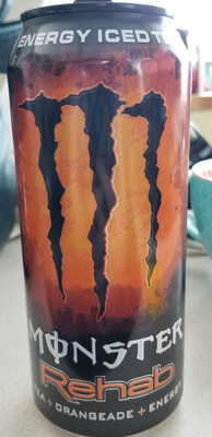 Energy Iced Tea Energy Drink, Tea + Orangeade + Energy