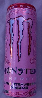 Ultra Strawberry Dreams Energy Drink, Strawberry