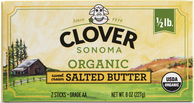 Organic Sweet Cream, Salted Butter