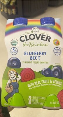 Blueberry Beet Milkfat Yogurt Smoothie, Blueberry Beet