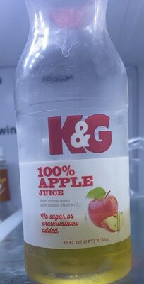 100% Apple Juice From Concentrate, Apple
