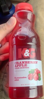 Cranberry Apple Juice Cocktail From Concentrate., Cranberry Apple