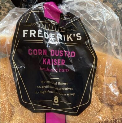 Corn Dusted Kaiser Sandwich Buns, Corn Dusted Kaiser