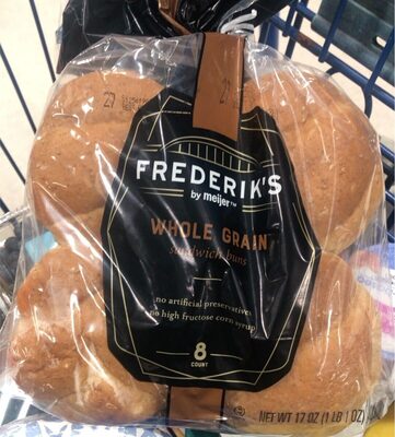 Whole Grain Sandwich Buns, Whole Grain