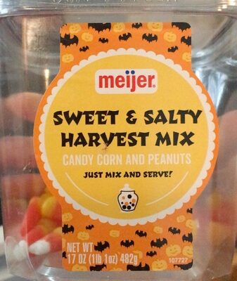 Sweet & Salty Harvest Mix Candy Corn And Peanuts, Sweet & Salty Harvest Mix