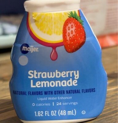 Strawberry Lemonade Liquid Water Enhancer, Strawberry Lemonade