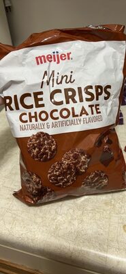 Chocolate Mini Rice Crisps, Chocolate