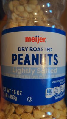 Lightly Salted Dry Roasted Peanuts With Sea Salt, Lightly Salted Dry Roasted