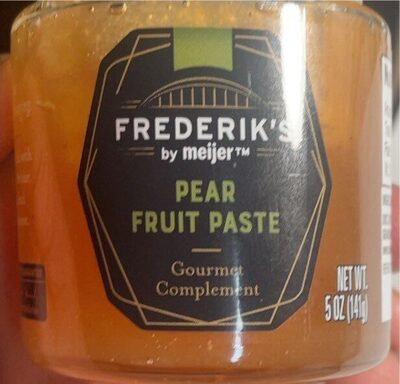Pear Fruit Paste, Pear Fruit