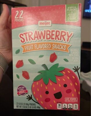 Strawberry Fruit Flavored Snacks, Strawberry
