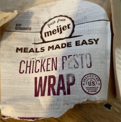 Chicken Pesto Wrap, Chicken Pesto
