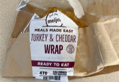 Turkey & Cheddar Wrap, Turkey & Cheddar