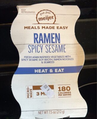 Spicy Sesame Ramen, Spicy Sesame