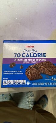 Chocolate Fudge Brownie 90 Calorie Fiber Bars, Chocolate Fudge Brownie