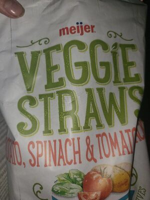 Sea Salt Veggie Straws Potato, Spinach & Tomato Snacks, Sea Salt Veggie Straws