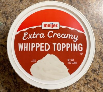 Extra Creamy Whipped Topping, Extra Creamy