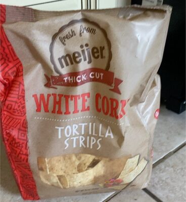 White Corn Tortilla Strips, White Corn