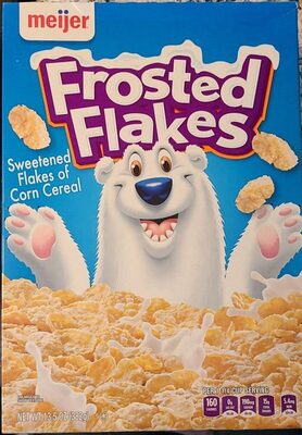 Frosted Flakes Sweetened Flakes Of Corn Cereal, Frosted Flakes