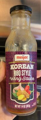 Korean BBQ Style Wing Sauce, Korean BBQ Style