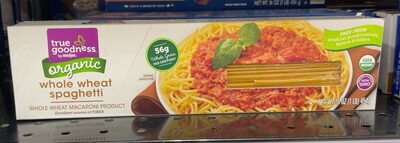 Organic Whole Wheat Macaroni Product, Spaghetti