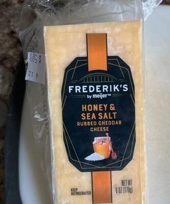 Honey & Sea Salt Rubbed Cheddar Cheese, Honey & Sea Salt