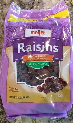 No Sugar Added Raisins