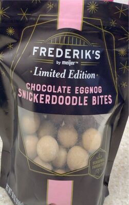 Chocolate Eggnog Snickerdoodle Bites, Chocolate Eggnog