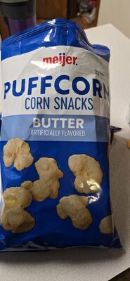 Butter Puffcorn Corn Snacks, Butter