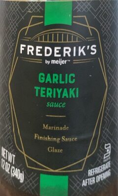 Garlic Teriyaki Sauce, Garlic Teriyaki