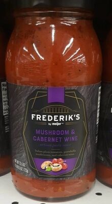 Mushroom & Cabernet Wine Artisan Pasta Sauce, Mushroom & Cabernet Wine