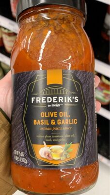 Olive Oil, Basil & Garlic Artisan Pasta Sauce, Olive Oil, Basil & Garlic