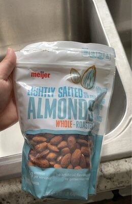 Lightly Salted Roasted Whole Almonds With Sea Salt, Lightly Salted Roasted