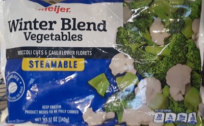 Winter Blend Steamable Broccoli Cuts & Cauliflower Florets Vegetables, Winter Blend