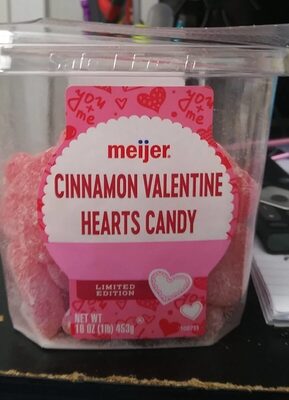 Cinnamon Valentine Hearts Candy, Cinnamon Valentine Hearts