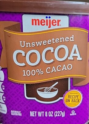 Unsweetened Cocoa Powder, Unsweetened