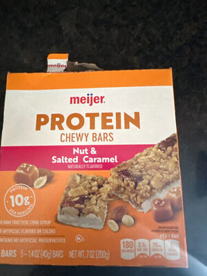Nut & Salted Caramel Protein Chewy Bars, Nut & Salted Caramel