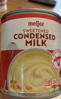 Sweetened Condensed Milk, Sweetened
