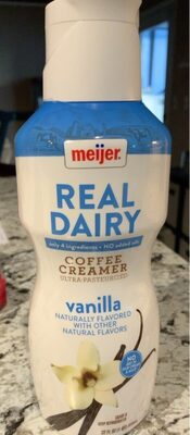 Vanilla Real Dairy Coffee Creamer, Vanilla
