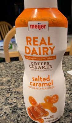 Salted Caramel Real Dairy Coffee Creamer, Salted Caramel