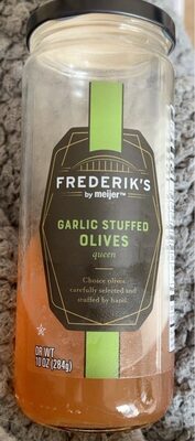 Garlic Stuffed Queen Olives, Garlic Stuffed