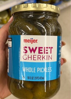 Sweet Gherkin Whole Pickles, Sweet Gherkin
