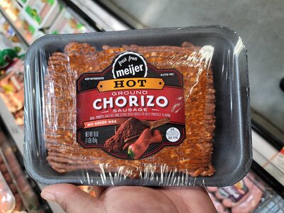Hot Chorizo Ground Sausage, Hot Chorizo