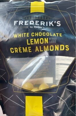 White Chocolate Lemon Creme Almonds, White Chocolate Lemon