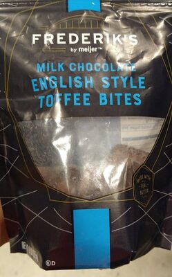 Milk Chocolate English Style Toffee Bites, Milk Chocolate English Style