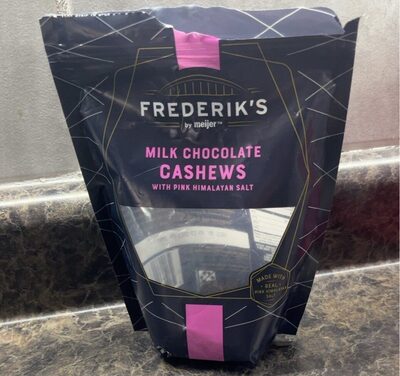 Milk Chocolate Cashews With Pink Himalayan Salt, Milk Chocolate With Pink Himalayan Salt