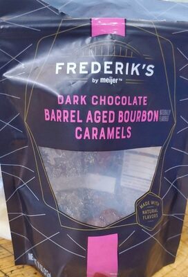 Dark Chocolate Barrel Aged Bourbon Caramels, Dark Chocolate Barrel Aged Bourbon