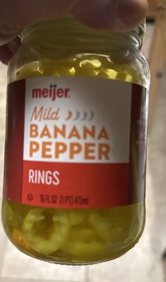 Mild Banana Pepper Rings, Mild Banana