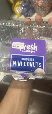 Powdered Mini Donuts, Powdered
