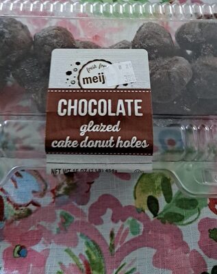 Chocolate Glazed Cake Donut Holes, Chocolate Glazed